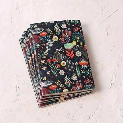 Тетрадь нелинованная «Floral», А5, фото 2.