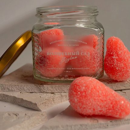 Скраб порционный фрукты для тела Boutique de savon «Персики», 380 мл, фото 1.