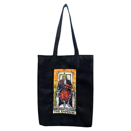 Сумка шоппер Интроверт «Таро. Император», чёрный, фото 1.