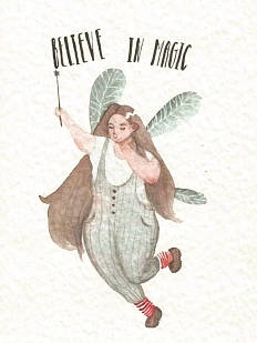 Открытка ЙЕТТИ «Believe in magic», А6