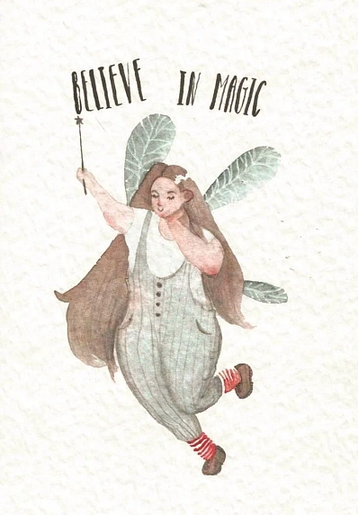 Открытка ЙЕТТИ «Believe in magic», А6, фото 1.