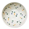 Пиала ручной работы Slowday Ceramics с морковками и сиреневыми цветочками «Винтаж», керамика, 13 см, превью фото 1