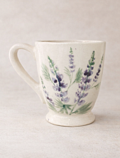 Кружка ручной работы Верба керамика классика «Лаванда», керамика, 250 мл