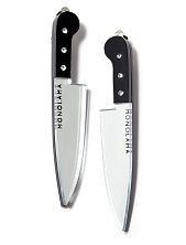 Серьги-гвоздики Monolama «Ножи» большие, оргстекло, переработанный пластик