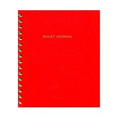 Блокнот-органайзер Bullet Journal, красный, А5
