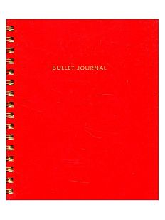 Блокнот-органайзер Bullet Journal, красный, А5