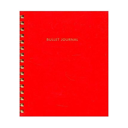 Блокнот-органайзер Bullet Journal, красный, А5, фото 1.