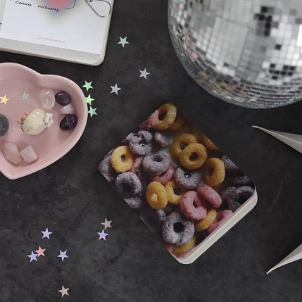 Блокнот «Встречи» в точку, 12 х 8,5 см, 30 листов, фиолетовый, фото 2.