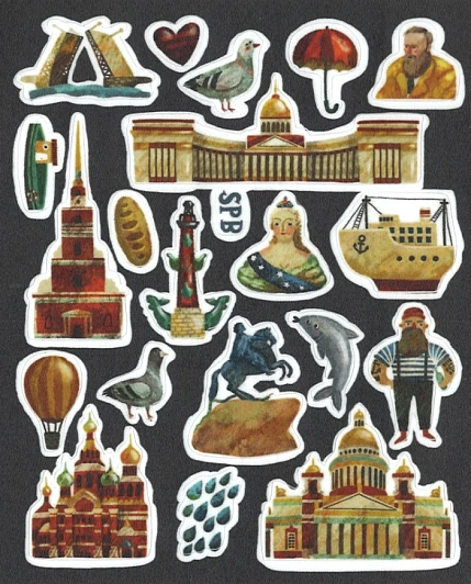 Стикерпак Подписные изделия «Петербург 2», фото 1.