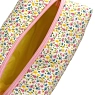 Косметичка ручной работы АМИ (Ami lé sac) «Moyen», цветы, белая, превью фото 2