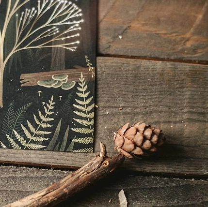 Открытка «Волшебное дерево», Дворникова Александра, фото 2.