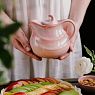 Заварочный чайник ручной работы Цветок Фригг VELES «Рассвет над Имладрис», фарфор, 700 мл, превью фото 1