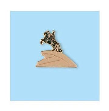 Металлический значок Heart of Moscow «Медный всадник» серия Петербург, фото 1.