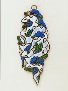 Ёлочная игрушка из керамики «Змея», Partala ceramics