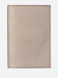 Обложка органайзер для паспорта с самолётом Kokosina bags, искусственная кожа, бронзовый