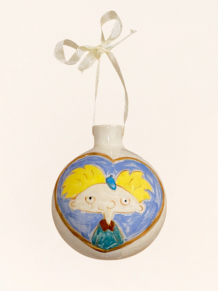 Ёлочная игрушка шар расписной «Арнольд», 7 см, фото 1.