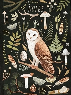 Блокнот «Сипуха», А5, 42 листа, чёрный