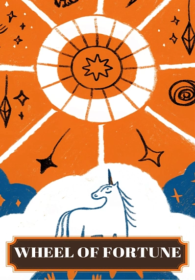 Открытка Таро Колесо Фортуны (Wheel of Fortune), фото 1.
