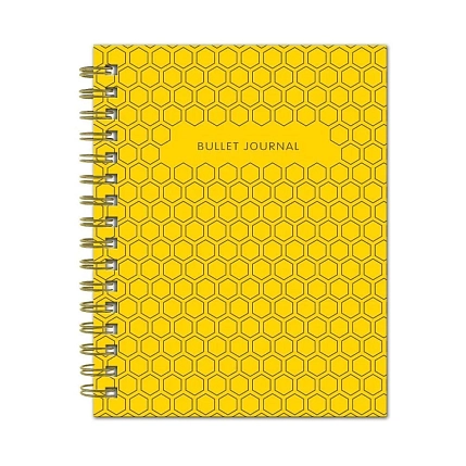 Блокнот-органайзер Bullet Journal, жёлтый, А5, фото 1.