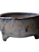 Пиала ручной работы на ножках, 10 см, керамика