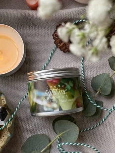 Свеча ручной работы «Лимонад», 50 г