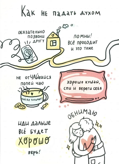 Открытка «Как не падать духом», фото 1.