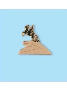 Металлический значок Heart of Moscow «Медный всадник» серия Петербург