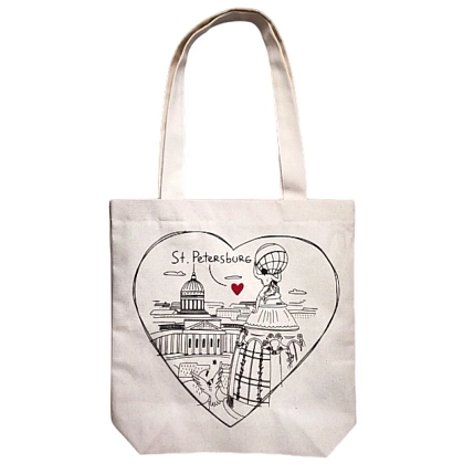 Шоппер Подписные изделия «Дом Зингера», белый, фото 1.