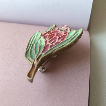 Брошь ручной работы «Протея», Partala ceramics, фото 5.