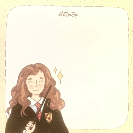 Бумага для записей «Волшебница Гермиона», фото 1.