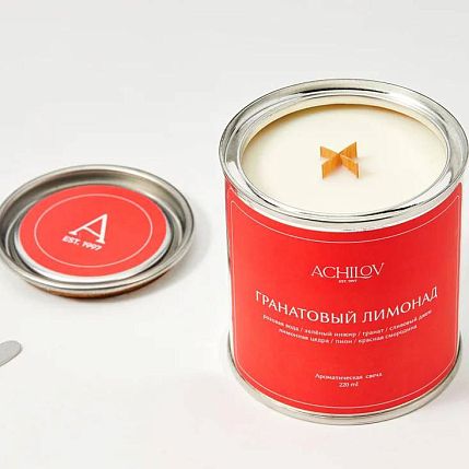 Свеча ароматическая «Гранатовый Лимонад», фото 3.