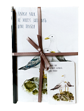 Подарочный набор Elizabeth Madar «Крики чаек не могут заглушить шум прибоя», 40 листов