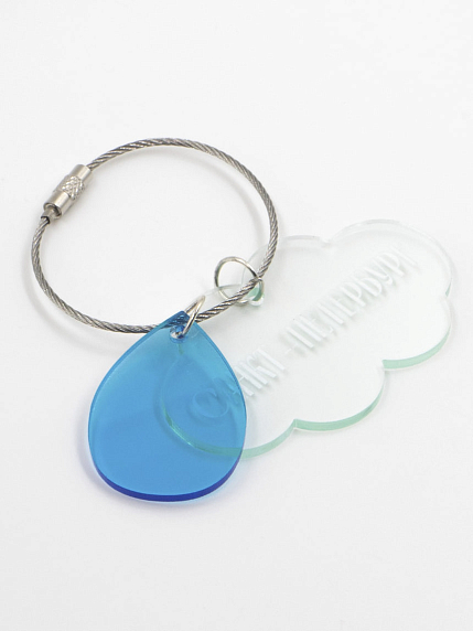 Брелок «Санкт-Петербург. Капля», пластик, фото 2.