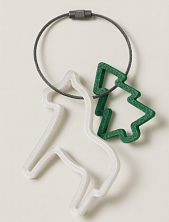 Брелок, обвес на сумку «Лошадка с ёлочкой», символ года 2026, белый, 6 см