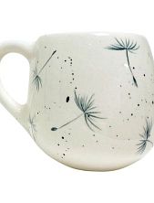 Кружка ручной работы Верба керамика «Одуванчики», круглая, керамика, 450 мл