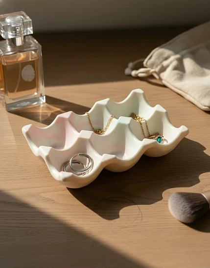 Подставка универсальная, голубая, керамика, фото 3.