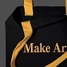 Сумка шоппер «Make Art», чёрный, превью фото 4