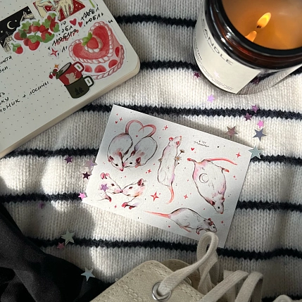 Мини-стикерпак «Крысята», фото 3.