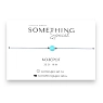 Браслет Something Special «Козерог» с аквамарином на чёрной нити, превью фото 1