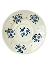 Чайная пара ручной работы Slowday Ceramics «Синие розочки», полуфарфор, 200 мл, превью фото 3