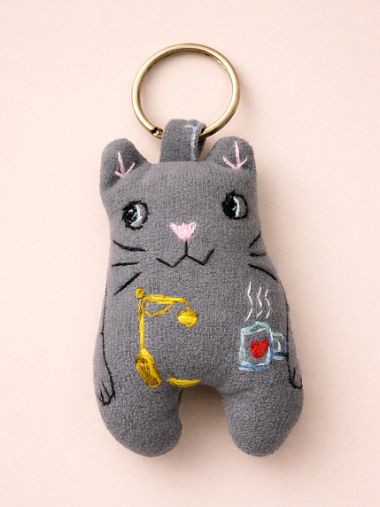 Брелок «Кот с фонарём», фото 1.