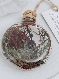 Ёлочный шар-панно Зачарованные шары «Родной», 8 см