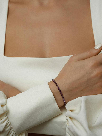 Браслет Long «Аметист №2», фото 3.