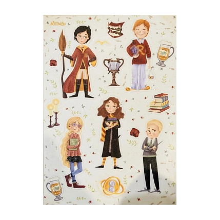 Стикерпак «Гарри Поттер 2», А5, фото 1.