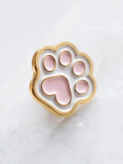 Металлический пин WAF WAF «Любимая лапка», фото 1.