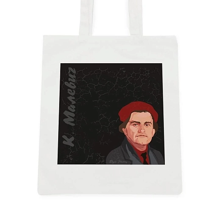 Сумка шоппер «Малевич», белый, фото 2.