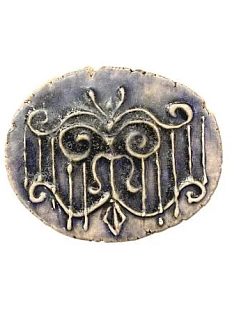 Брошь ручной работы Искусство интроверта «Узор», керамика