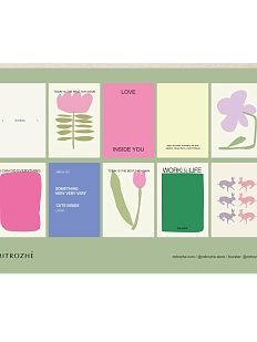 Набор наклеек Mitrozhe «Freedom», А5