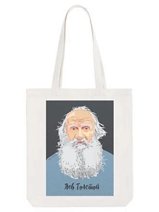 Сумка шоппер «Толстой», белый