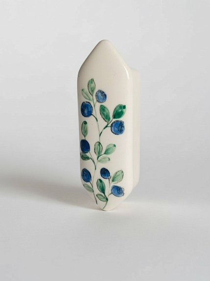 Ёлочная игрушка, конфета «Голубика», керамика, 10 см, фото 2.